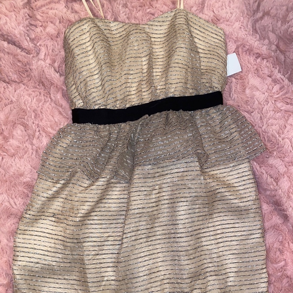 BCBGeneration dress in gold color